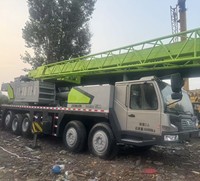 Grue à flèche télescopique Zoomlion 100 tonnes ZTC1000V6 2021 d'occasion, hauteur de levage 64m, pour travaux de construction
