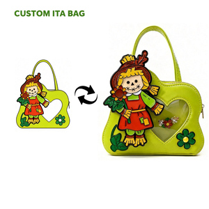 Sac Ita personnalisé toutes séries, accessoires inclus, fabricant de sacs Ita personnalisés, sacs à main avec logo métallique, sac à bandoulière grande taille pour femmes - Product Image 1