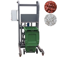 Beweegbare Drumbak Kiepwagen China Fabriek Directe Verkoop 660l Materiaal Vuilnisbak Dumper