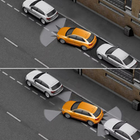 Kit de capteurs de stationnement étanches 8 pièces, radar de recul pour voiture, détecteur électronique, avertisseur sonore de recul, assistance au stationnement arrière automatique