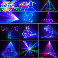 Laser Cube Projecteur 3W Rgb Animation Laser Light Show Projecteur Pro Sans Fil APP 3D Rgb Animé Laser Projecteur Lumière