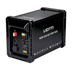 Licitti 2000 w fai da te alluminio metallo AGM Gel al piombo batterie agli ioni di litio 16s fai da te lifepo4 <span class=keywords><strong>scatola</strong></span> batteria con Inverter 2500W - Product Image 1