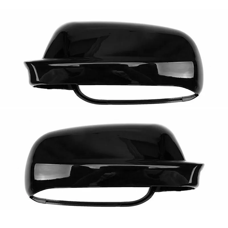 Copertura specchietto retrovisore nero lucido/cromato copertura specchietto laterale ala per Golf 4 MK4 Bora 1998-2004