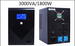 UPS en línea 6KVA Capacidad 6K ~ 10K 60Hz Frecuencia LCD/Pantalla LED Batería de plomo ácido para redes de computadoras domésticas Entrada de 220V/12V - Product Image 2