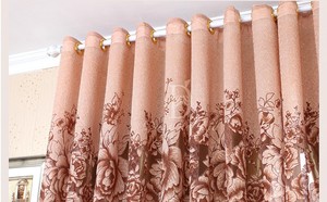 Rideaux Jacquard Style Américain <span class=keywords><strong>Pas</strong></span> Chers Fil de Pivoine Semi-Ombre Salon Balcon Fenêtre Rideaux - Product Image 2