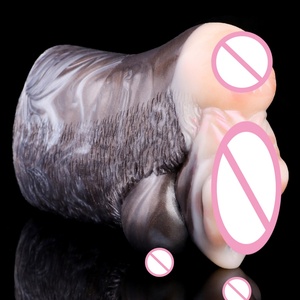 New Design Goat-Themed Double Hole <b>Masturbator</b> Fantasy Animal Style Cup for Male Pleasure - Product Image 2