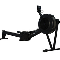 Rameur d'air intelligent pliable en acier, résistant au vent, silencieux, pour usage commercial et domestique, avec ventilateur d'exercice aérobie, garantie 1 an