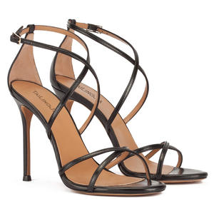 Sandalias de Tacón Alto con Tira al Tobillo para Mujer, Diseño de Diseñador, Tacones Finos, Transpirables, Fáciles de Poner, para Verano, Moda, Fiesta - Product Image 1