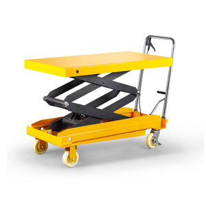 1 Ton Electric Chain Steel Platform Single Faced Pallets New Double <strong>Rail</strong> 720mm High Lifting <strong>Trolley</strong> - Product Image 2