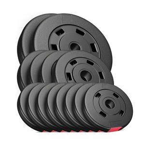 Discos de Plástico con Peso de Cemento y Logotipo Personalizado al por Mayor para Mancuernas, Barras, Gimnasio en Casa, Entrenamiento de Fuerza y Equipo de Fitness - Product Image 4