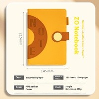 Nouveauté Carnet d'affaires à la mode en cuir PU relié rigide Carnets personnalisés Carnet de bureau Carnet d'école