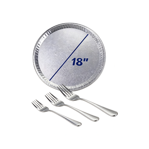 Vente en gros de <span class=keywords><strong>plat</strong></span> à tarte en <span class=keywords><strong>aluminium</strong></span> de 18 pouces - <span class=keywords><strong>Plat</strong></span> à pâtisserie en <span class=keywords><strong>aluminium</strong></span> recyclable résistant au <span class=keywords><strong>four</strong></span> pour les fournitures de restaurant - Product Image 2