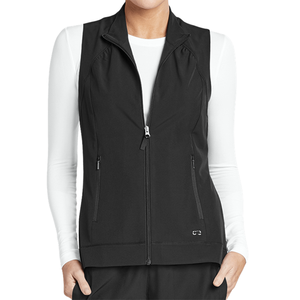 Nuevo diseño, uniforme de alta calidad para <span class=keywords><strong>enfermera</strong></span>, ropa de trabajo, <span class=keywords><strong>chaleco</strong></span> exfoliante cálido con cremallera frontal - Product Image 1