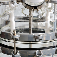 Réacteur en verre à double enveloppe pour laboratoire, récipient de réaction en verre à double couche pour la recherche et le développement, la synthèse de matériaux chimiques