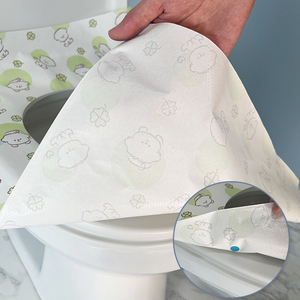 Coprisedili impermeabili per WC monouso coprisedile monouso con adesivo gratuito - Product Image 3