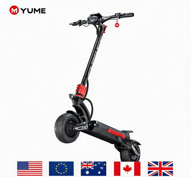 YUME Raptor2 High Performance 60v 11 Inch Fat Tire E Scooter for Adult with Cheap Price Powerful Scooter Electric