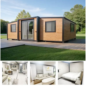 Best Price Double Wing Folding Expansion Container House Three Rooms One Living Room Livable Movable Quick Assembly <b>Box</b> - Product Image 5