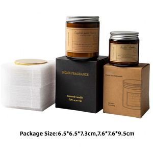 Velas Aromáticas de Lujo CWM, Velas Perfumadas de Cera Vegetal Natural de Soya en Frasco Marrón, Set de Regalo, Decoración para el Hogar, Velas Personalizadas - Product Image 2