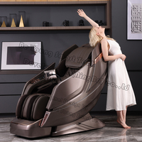 DERNIÈRE NOUVELLE CHAISE DE MASSAGE 8D ROBOT-SONORE-À ONDES SONNIIES DE LUXE SUPÉRIEUR avec position assise et allongée optimisée pour les jambes, confort ultime pour tout le corps