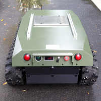 Drone de lutte contre l'incendie autonome, drone sur chenilles, robot