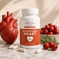 Hartgezondheid Co-enzym Q10 capsules voor volwassenen, ondersteunt verbeterde botdichtheid, 30 capsules, niet voor zwangere vrouwen