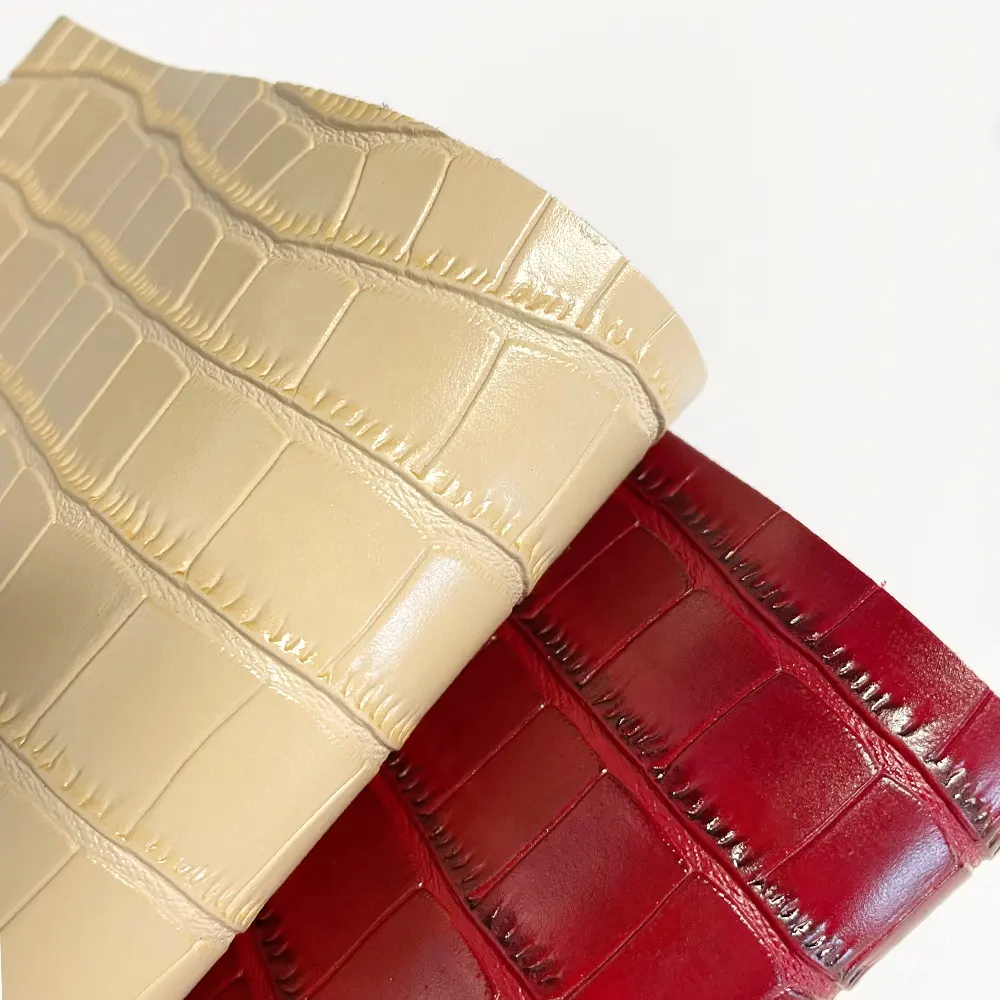 Atacado Eco-Friendly Camurça PVC Material Sintético Resistente à Abrasão Do Falso couro Para Sapatos Chinelos Saco Bagagem