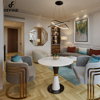 Ensemble de mobilier de chambre d'hôtel moderne de luxe 5 étoiles pour projets hôteliers commerciaux, package complet pour chambre d'hôtes, mobilier d'hôtel sur mesure