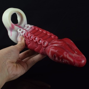 Soft Silicone Delay Ejaculation Sex <b>Toys</b> Artificial Octopus Tentacles Monster Penis Extender Enlargement Penis Sleeve <b>for</b> <b>Men</b> - Product Image 1