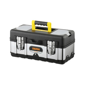 Boîte à outils portable en acier inoxydable Jiahua, boîte de rangement multi-couches pour outils, pour la réparation et l'utilisation en extérieur - Product Image 5