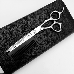 Ciseaux à cheveux personnalisés avec marque, ciseaux à effiler 62 mm pour droitiers, usage professionnel, lame standard - Product Image 4