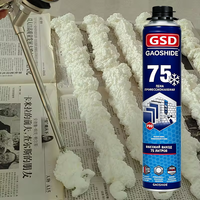 Mousse d'étanchéité GSD russe imprimée, modèle 75, en PU, 1020g, grade A2, résistante au froid, thermique, insonorisante et imperméable