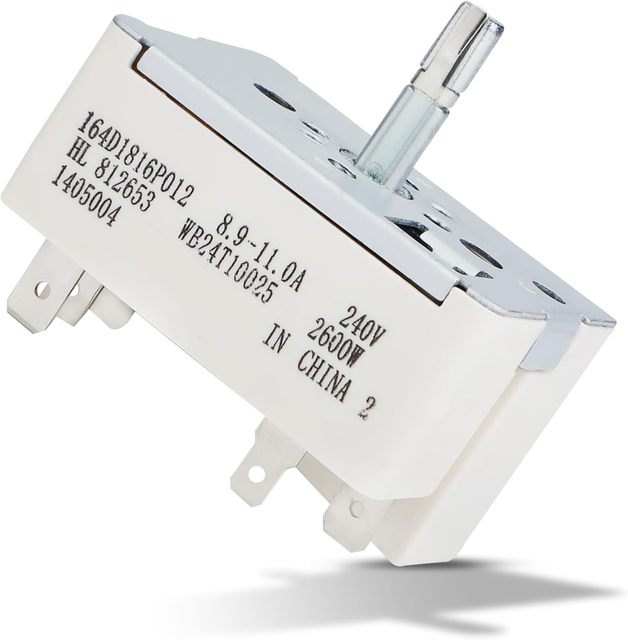 WB24T10025 Ranges Switch Surface Burner Control Switch Electric Oven Kitchen Appliances Parts AP2024072 769692 PS236750