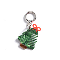 Nouveau Porte-clés Pendentif Créatif et Mignon en Alliage, Mini Peigne Polyvalent, Localisateur de Clés Électronique Tendance, Motif Chien de Dessin Animé, pour Sac
