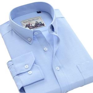 <span class=keywords><strong>Camisas</strong></span> de Vestir para <span class=keywords><strong>Hombre</strong></span>, Tallas Grandes, Transpirables, Casuales, de Color Sólido, a Rayas, a Cuadros, <span class=keywords><strong>Oxford</strong></span>, Manga Larga, Venta al Por Mayor de Fábrica - Product Image 1