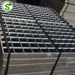 Steel Walking Platform Grating Steel Floor Hot Dipped Steel Deck Grating