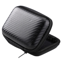 Estuche rígido de EVA portátil, nuevo soporte de almacenamiento de transporte impermeable para auriculares, cargador de auriculares, disco duro y datos