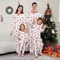 Pyjamas en coton anti-rétrécissement assortis pour toute la famille, pour bébés filles et garçons, Noël 2026