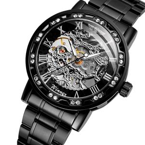 <span class=keywords><strong>Solo</strong></span> para B2B, Fábrica en China, Marca T-winner, Nuevo Reloj Mecánico de Esqueleto para Hombre, Más Vendido, Logotipo Personalizado, Correa de Acero Inoxidable - Product Image 6
