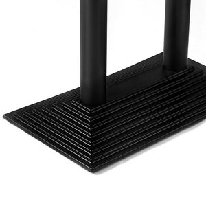 WEKIS Base de table de pub robuste en fonte noire, style moderne vintage, pour dessus de table en bois - Product Image 6