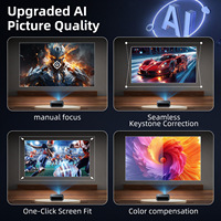 Proyector Xnano X1 Full HD 1080P con Sistema Operativo Android, 400 Lúmenes, Sonido Estéreo HIFI, Pantalla para Cine en Casa, Función de Duplicación de Pantalla, Compatible con 8K, Portátil