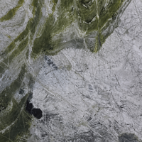 Мраморная плита Glacier Green - зеленый и белый натуральный мрамор с серыми прожилками для столешниц, стен и пола, полированная большая плита