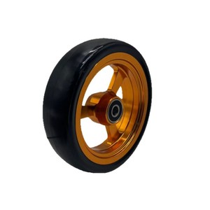 Ruedas Delanteras Universales de 5 Pulgadas para Silla de Ruedas Deportiva, de Aleación de Aluminio, con Rodamientos de Bolas y Neumáticos de PU Resistentes al Desgaste, para Correr - Product Image 4