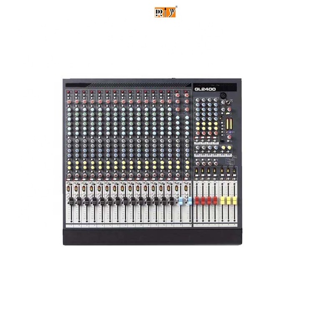 GL2400 Series 16/24/32/42 Channel Professional Digital Audio Mixer with +48V and Aluminum Construction for Live Shows