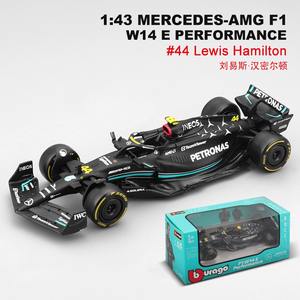 Bburago 2023 <span class=keywords><strong>Mercedes</strong></span> AMG W14 <span class=keywords><strong>E</strong></span> <span class=keywords><strong>Formula</strong></span> Racing Static Diecast Model 1:43 Scale Metal and Plastic Driver Figure Car Toys - Product Image 3