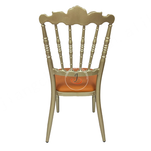 Venta al por mayor de aluminio al aire libre del hotel de diseño moderno banquete de boda apilable silla del castillo de la JC-A12 - Product Image 3