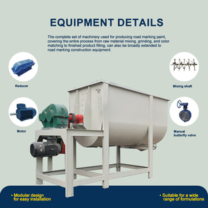 Heavy Duty Thermoplastic Road Marking Paint Making <b>Machine</b> Full Automatic Production Plant With Weighing Sensor ISO - Product Image 1
