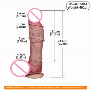 FAAK <b>Best</b>-selling Liquid Silicone Double-layer Realistic Skin Color Soft and Realistic Adult Sex Toy - Product Image 6