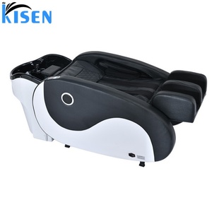 Kisen – Unités de lavage de cheveux avec bac, fauteuils de shampoing électriques massants pour salon de coiffure - Product Image 1