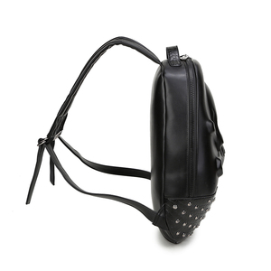 Zaino per Laptop da studente in pelle sintetica con scheletro in pelle sintetica per uomo - Product Image 3