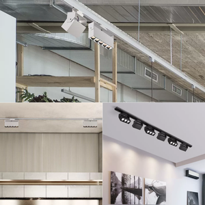 Ecolux Spot LED sur rail moderne anti-éblouissement 12W 20W 40W pour magasins de vêtements, centres commerciaux et restaurants - Product Image 4
